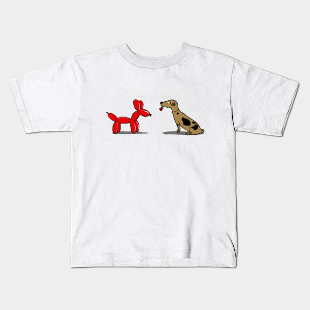 Love Is Blind Kids T-Shirt by downsign